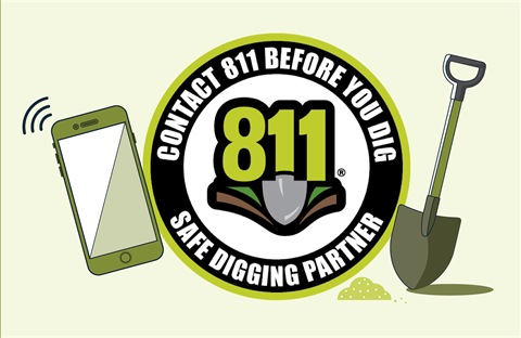 Call 811 DigAlert before you dig