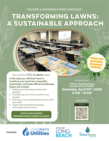 April 25th, 2026 Landscaping Class Flyer
