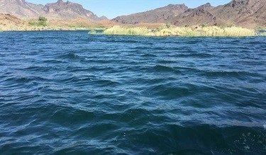 Colorado River with mountain on the far shore